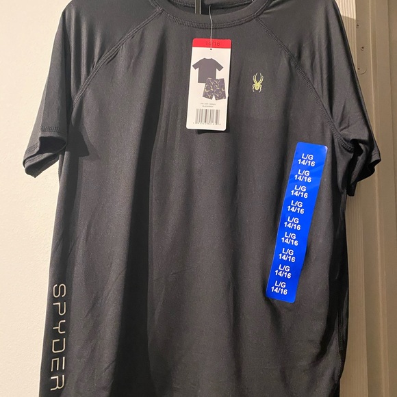 Spyder Youth boys 2-Piece Rash Guard swim XL - Picture 7 of 9